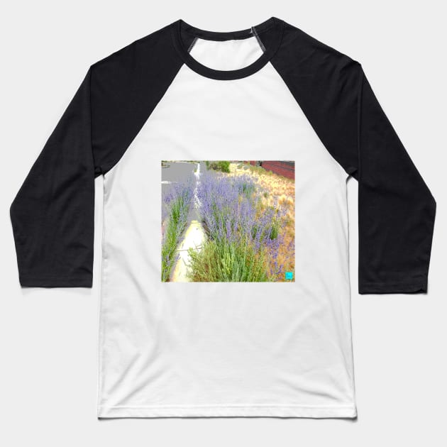 hyper lavender Baseball T-Shirt by callalexi